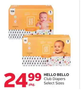 Rexall Hello bello club diapers offer
