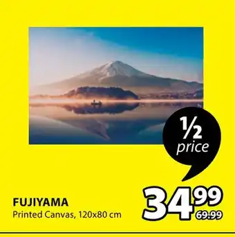 JYSK Fujiyama printed canvas offer