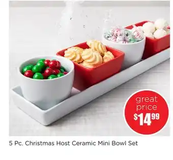 Kitchen Stuff Plus 5 pc. christmas host christmas glitter hardboard placemat offer