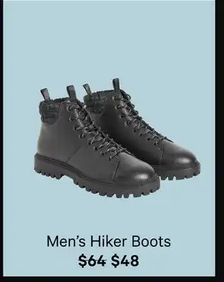 Joe Fresh Men's hiker boots offer