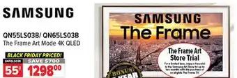 2001 Audio Video Samsung the frame art mode 4k qled offer
