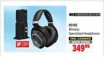 2001 Audio Video Wireless specialized headphones offer