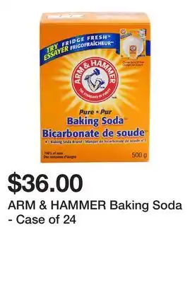 Dollarama Arm & hammer baking soda - case of 24 offer