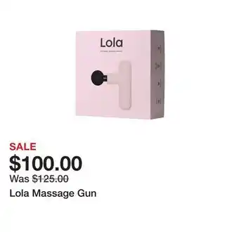 Chapters Indigo Lola massage gun offer