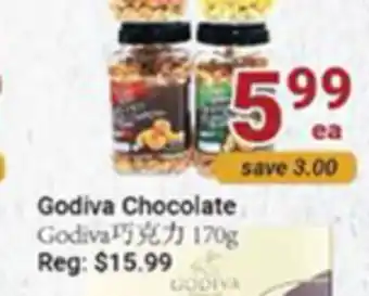 Oceans Fresh Food Market Godiva chocolate offer