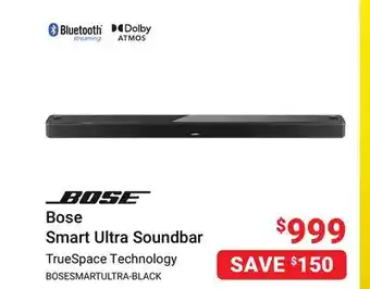 Visions Electronics Bose smart ultra soundbar offer