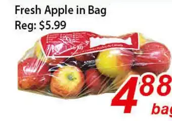 Seasons Foodmart Fresh apple in bag offer