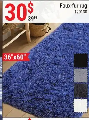 Rossy Faux-fur rug offer