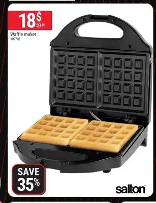 Rossy Salton waffle maker offer