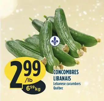 Marché Adonis Concombres libanais offer