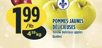 Marché Adonis Pommes jaunes délicieuses offer