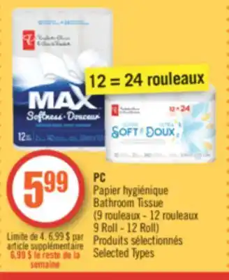 Pharmaprix Pc bathroom tissue offer