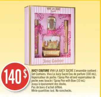 Pharmaprix Juicy couture viva la juicy sucré set offer