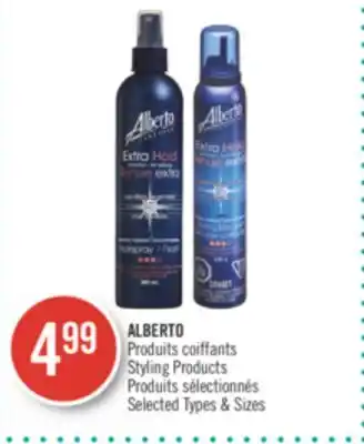 Pharmaprix Alberto styling products offer