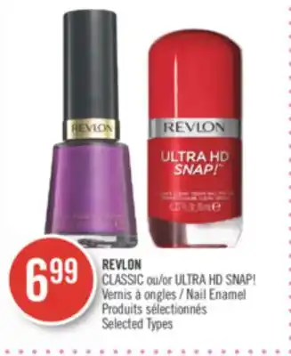 Pharmaprix Revlon classic or ultra hd snap! nail enamel offer