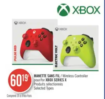 Pharmaprix Manette sans fil for xbox series x offer