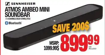 Centre Hi-Fi Sennheiser atmos ambeo mini soundbar offer