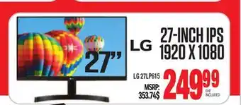 Centre Hi-Fi Lg 27-inch ips 1920 x 1080 offer
