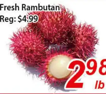 Seasons Foodmart Fresh rambutan offer