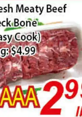 Seasons Foodmart Fresh meaty beef neck bone (easy cook) offer
