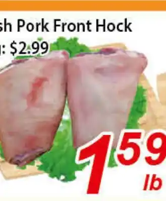Seasons Foodmart Fresh pork front hock offer