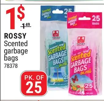 Rossy Rossy scented garbage bags offer