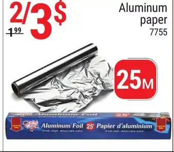 Rossy Aluminum paper offer