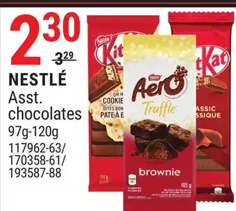 Rossy Nestlé asst. chocolates offer