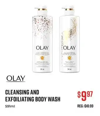 Canex Cleansing and exfoiliating body wash offer