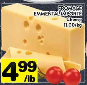 Supermarché PA Fromage emmental importe cheese offer