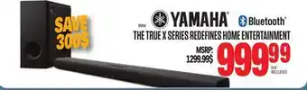 Centre Hi-Fi Yamaha the true x series redefines home entertainment offer