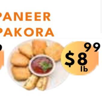Food World Supermarket Paneer pakora offer