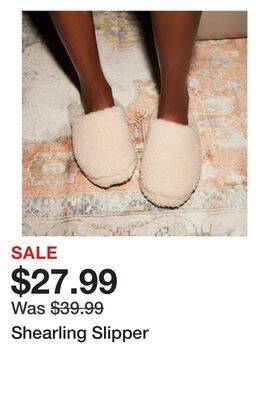 Chapters Indigo Shearling slipper offer