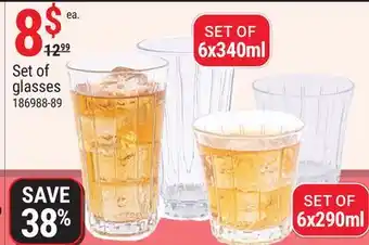 Rossy Set of glasses offer