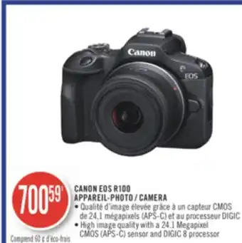 Pharmaprix Canon eos r100 appareil-photo / camera offer