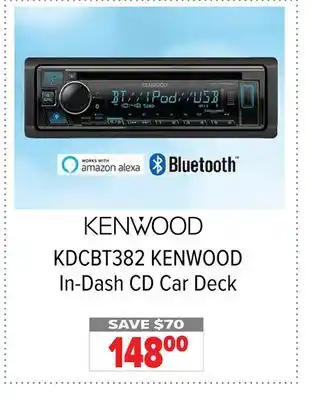 2001 Audio Video Kenwood in-dash cd car deck offer