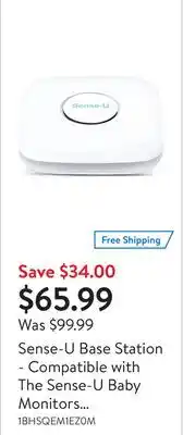 Walmart Sense-u base station - compatible with the sense-u baby monitors and lets you see your baby's vitals from anywhere (baby moni offer