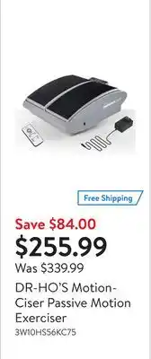 Walmart Dr-ho's motionciser passive motion exerciser offer