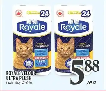 ROYALE VELOUR ULTRA PLUSH 8 rolls