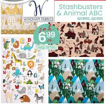 Fabricville Stashbusters & animal abc offer