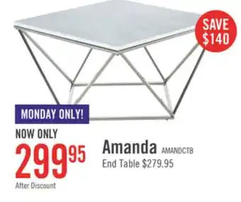 The Brick Amanda coffee table offer