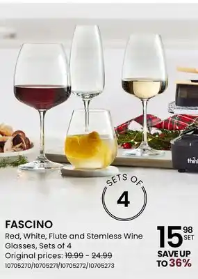Stokes Fascino drinkware collection offer