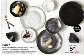 Stokes Figaro glass serverware collection offer