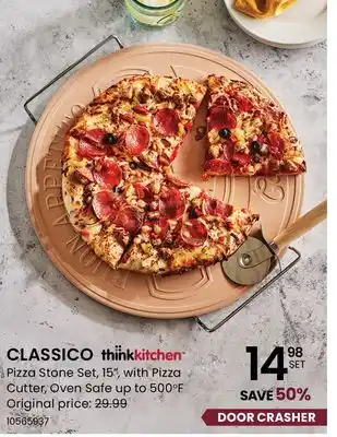 Stokes Classico pizza stone set offer