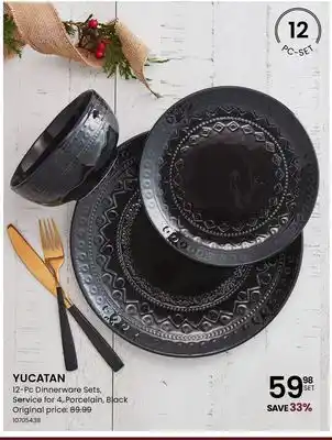 Stokes Yucatan 12-pc dinnerware sets offer