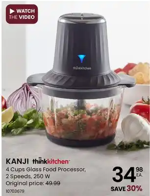 Stokes Kanji 4 cups glass food processor offer
