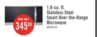 The Brick Lg 1.8 cu. ft. smart over-the-range microwave - mvem1825f offer