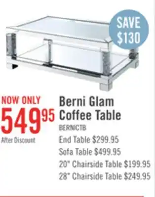 The Brick Berni coffee table offer