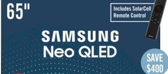 The Brick Samsung 65 qn85c 4k neo qled smart tv offer