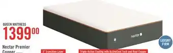 The Brick Nectar premier copper luxury firm queen mattress-in-a-box offer